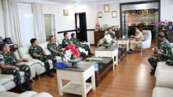 Perkuat Sinergi, Bupati Joune Ganda Terima Kunjungan Danlanud Sam Ratulangi