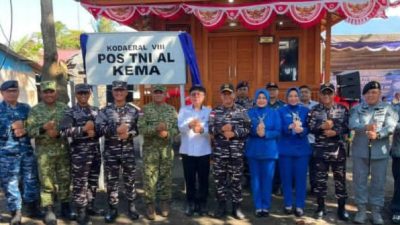 Pos TNI AL Kema Resmi Beroperasi, Pemkab Minut Optimistis Perlindungan Nelayan Meningkat
