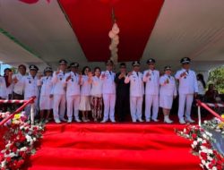 Camat Endru Palandu Palandung Pimpin Upacara HUT ke-81 RI di Likupang Barat, Beber Capaian Positif Pemkab Minut
