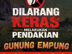 Pendakian Tiga Gunung di Tomohon Ditutup, Keselamatan dan Kelestarian Alam Menjadi Prioritas