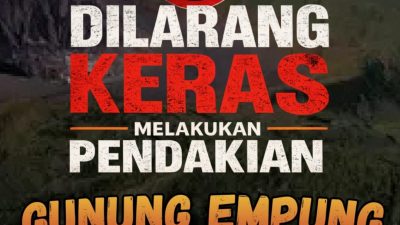 Pendakian Tiga Gunung di Tomohon Ditutup, Keselamatan dan Kelestarian Alam Menjadi Prioritas