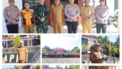 Wakil Bupati Fredy Tuda Pimpin Apel Gelar Pasukan Tanggap Bencana Dampak El Nino