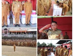 Bupati Ronald Kandoli Kukuhkan Seluruh Perangkat Desa Se-Kabupaten Minahasa Tenggara
