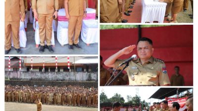 Bupati Ronald Kandoli Kukuhkan Seluruh Perangkat Desa Se-Kabupaten Minahasa Tenggara