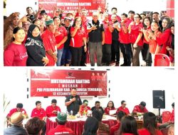 DPC PDI Perjuangan Mitra Gelar Musyawarah Ranting Di Kecamatan Ratatotok 