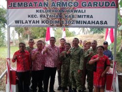 Pemerintah Kabupaten Minahasa Tenggara Hadiri peresmian  Jembatan Armco Garuda Di Kelurahan Wawali 