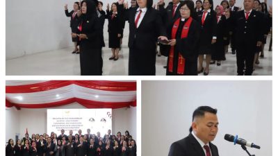 Ronald Kandoli Resmi Melantik Kepala Sekolah Dan Pejabat Fungsional Di Lingkungan Pemerintah Kabupaten Minahasa Tenggara 