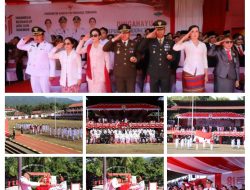 Bupati Ronald Kandoli Pimpin Upacara HUT ke-81 RI di Minahasa Tenggara