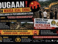 Dugaan WNA Asal China Berkeliaran Di Pertambangan Ilegal Potolo Sinomorumping