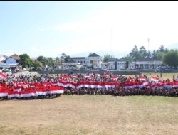 Semarak HUT ke-81 Kemerdekaan Republik Indonesia di Lapangan Boki Hotinimbang Kota Kotamobagu