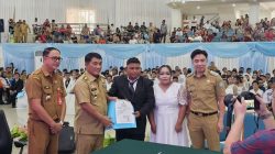 Bupati Sangihe Hadiri Kawin Massal dan Raih Penghargaan Inovasi Pelayanan Publik di Sulut