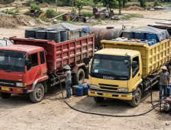 Terkait Dua Dumtruk Pengangkut Ribuan Liter Solar Ilegal, Pihak Humas Polres Kotamobagu Belum Ketahui Identitas Pemiliknya