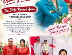 Kepala Dinas Sosial Kabupaten Minahasa Tenggara Mengucapkan Selamat Bersykukur Di Usia Ke 46 Ketua TP PKK Kabupaten Minahasa Tenggara Ny.Stefa Kandoli Antou