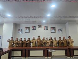 Bupati Ronald Kandoli Pimpin Rakor Bersama Camat 