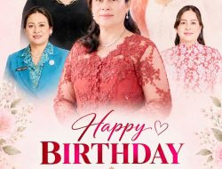 Kepala Dinas Perhubungan Muchtar Wantasen Dengan Penuh Sukacita mengucapkan Selamat Ulang Tahun ke-53 kepada ibu Sandra Kindangen,S.Th,M.Pd. Wakil Ketua TP-PKK Kabupaten Minahasa Tenggara