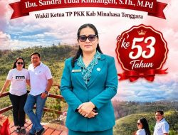 Camat Silian Raya,Dengan Penuh Sukacita Mengucapkan Selamat Ulang Tahun ke-53 kepada ibu Sandra Kindangen,S.Th,M.Pd. Wakil Ketua TP-PKK Kabupaten Minahasa Tenggara