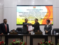 Wakili Bupati Mitra Ronald Kandoli, Wakil Bupati Fredy Tuda Hadiri Rapat Paripurna DPRD