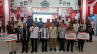 Pemkab Minut Salurkan Bantuan Rumah Layak Huni untuk 23 Keluarga