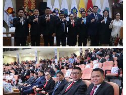 Bupati  Ronald Kandoli Hadiri Langsung Peringatan HUT Ke 62 Provinsi Sulut
