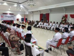 Bupati Thungari Kukuhkan Paskibraka Sangihe