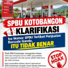 SPBU Kotobangon Klarifikasi Isu Nomor SPBU Terlibat Penjualan Barcode Ganda, Itu Tidak Benar