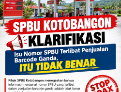 SPBU Kotobangon Klarifikasi Isu Nomor SPBU Terlibat Penjualan Barcode Ganda, Itu Tidak Benar