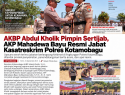 Mahadewa Bayu SulistyaNarendra Resmi Jabat Kasatreskrim Polres Kotamobagu