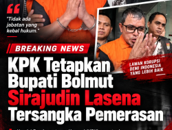 Bupati Bolmut Sirajudin Lasena KPK Tetapkan Tersangka Pemerasan