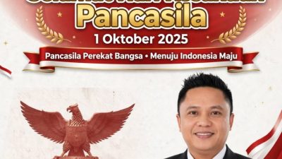 Pancasila Pemersatu Bangsa,Kepala Dinas Penanaman Modal dan Pelayanan Terpadu Satu Pintu (DPMPTSP) Dristy Sandro Tora, S.H.Mengucapkan Selamat Hari Kesaktian Pancasila