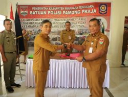 Rommy Wewengkang SE Resmi Jabat Plt Kasat Pol-PP, Sekda David Lalandos Pimpin Sertijab