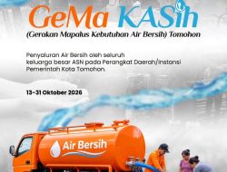 Peluncuran Gerakan Mapalus, Kebutuhan Air Bersih (GeMa KASIH) Kota Tomohon