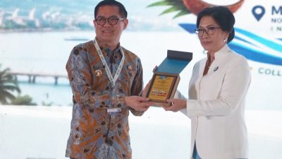 Bupati Joune Ganda Terima Penghargaan Internasional atas Pengembangan Kelapa di Minahasa Utara