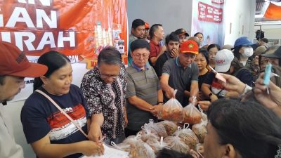 Dipimpin Sekda, Pemkab Minut Gelar GPM di Pasar Airmadidi