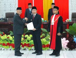 Denny Roy Tampi Resmi Jabat Ketua DPRD Kabupaten Kepulauan Sangihe