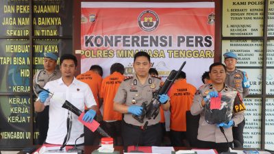 ‎VIRAL KASUS PENCURIAN DENGAN KEKERASAN DI BELANG, POLRES MITRA SUKSES UNGKAP DAN TANGKAP PARA TERSANGKA