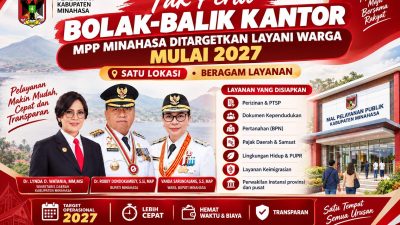MPP Pemkab Minahasa Mulai Beroperasi Tahun 2027