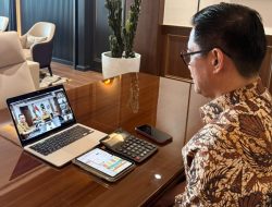 Bupati Joune Ganda Ikuti Monev Kemendagri Bahas Inflasi