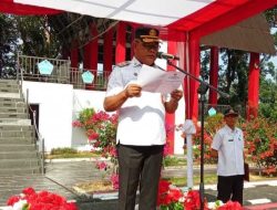 Pemkab Minut Peringati Hari Sumpah Pemuda ke-98, Asisten I Bertindak sebagai Inspektur Upacara