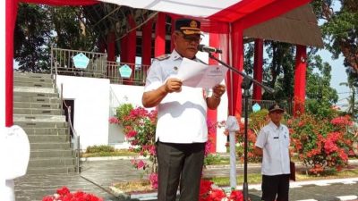 Pemkab Minut Peringati Hari Sumpah Pemuda ke-98, Asisten I Bertindak sebagai Inspektur Upacara