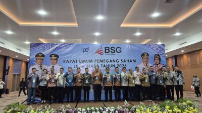 Wabup Minahasa Utara KWL Menghadiri RUPS-LB Bank SulutGo