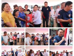 Bupati Ronald Kandoli Hadiri Kegiatan Bakti Sosial Karang Taruna Kabupaten Minahasa Tenggara 