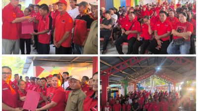Musran Dapil 1 Lolak dan Sangtongbolang Selesai, PDIP Bolmong Tuntaskan 15 PAC dan 202 Ranting