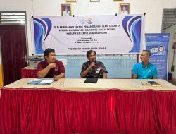 Polnustar Gelar PKM di Makalekuhe, Nelayan Dibekali Teknik Penanganan Ikan Segar