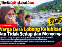 Warga Lobong Keluhkan Bau Menyengat Diduga Limbah Sianida, Minta Polres Kotamobagu Segera Tindak Lanjut