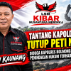 Kibar nusantara merdeka, Tantang Kapolda Sulut Tutup Peti Nuntap,Dan Di Duga Kapolres Bolmong Lemah Dalam Tindakan Hukum Terhadap Pelaku Peti
