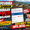 Parindo Potabuga Akan Melaporkan Kasus Suap Dari Cukong PETI Nuntap Bolmong